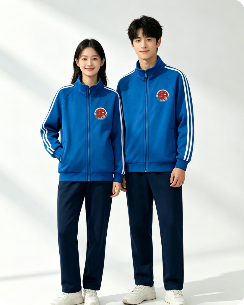 中学生运动校服展示